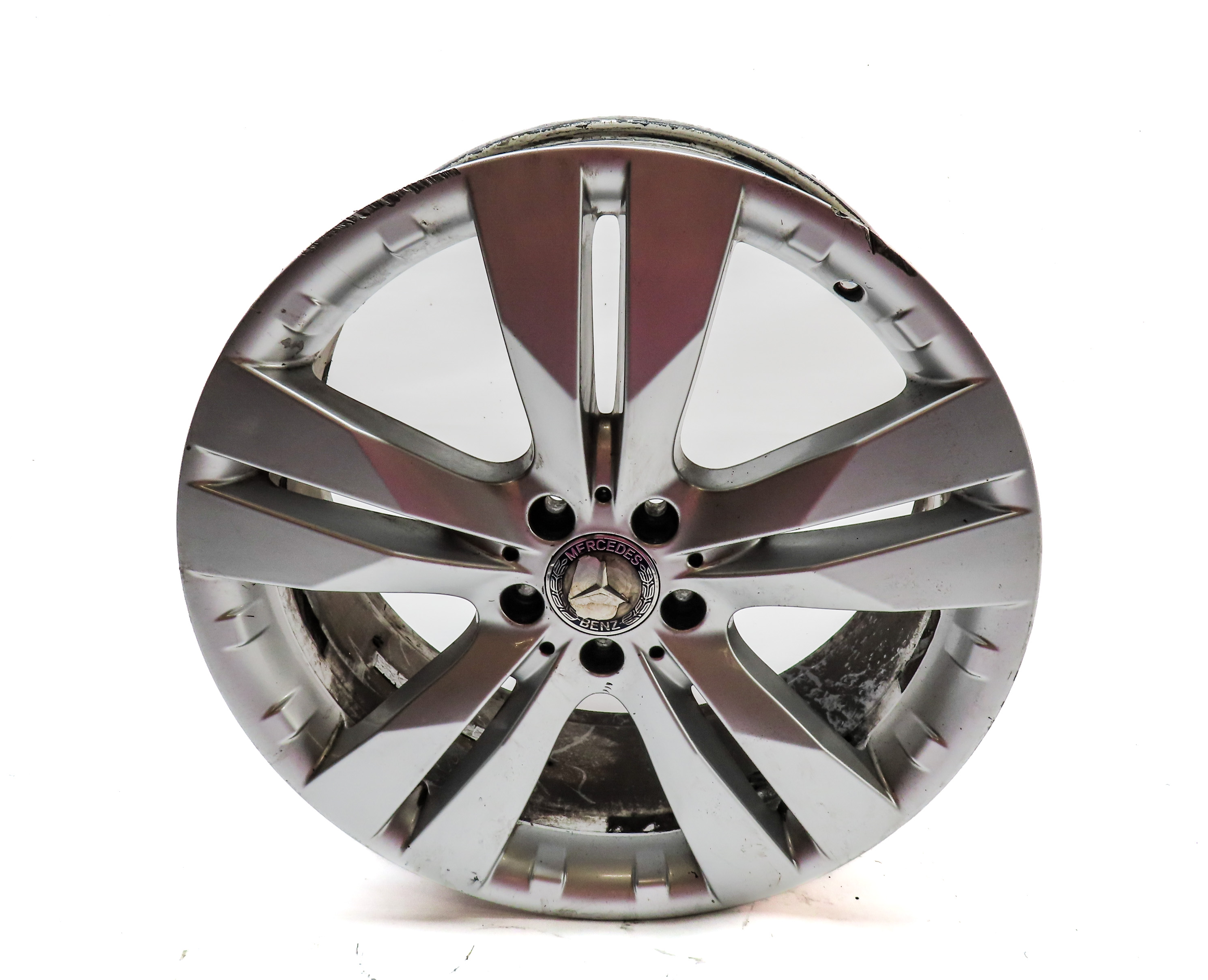 10-12 MERCEDES GL350 GL450 (X164) 20x8.5 ALUMINUM 5-SPLIT SPOKE WHEEL RIM  — exact item pictured